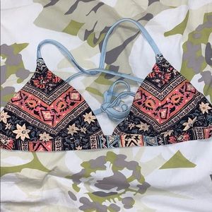 Macy’s cross back boho bathing suit top